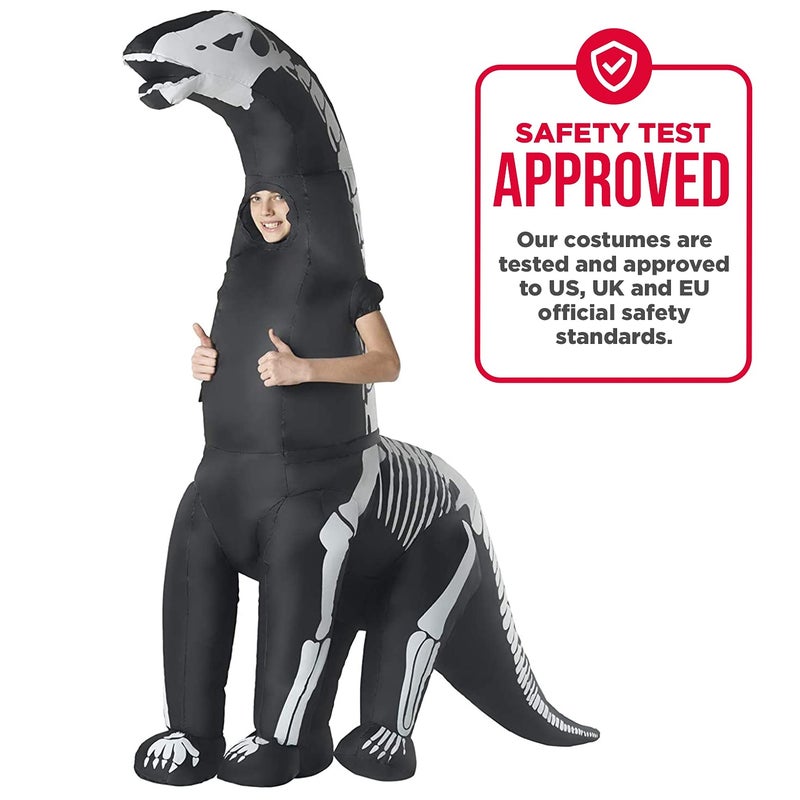 Morphsuits Morph Inflatable Skeleton Dinosaur Costume Adult, Inflatable Dinosaur Costume Adult, Blow Up Skeleton Dinosaur Costume - Image 5